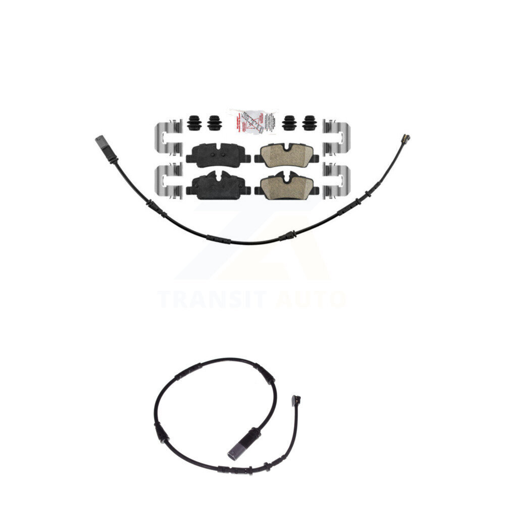 Rear Ceramic Disc Brake Pads And Extra Wear Sensors Kit For Mini Cooper KNW-100871