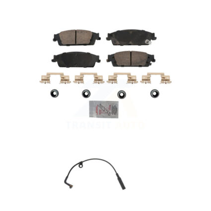 Rear Ceramic Brake Pad Wear Sensor Kit For Chevrolet Silverado 1500 LD GMC Sierra Limited KNW-100875