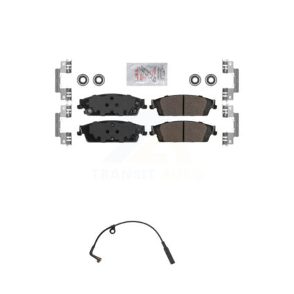 Rear Ceramic Brake Pad Wear Sensor Kit For Chevrolet Silverado 1500 LD GMC Sierra Limited KNW-100876