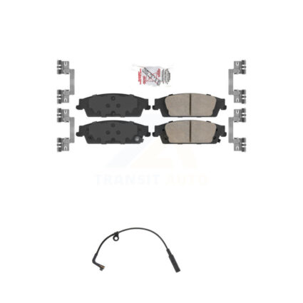 Rear Ceramic Brake Pad Wear Sensor Kit For Chevrolet Silverado 1500 LD GMC Sierra Limited KNW-100878