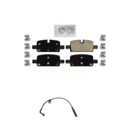 Rear Ceramic Brake Pad Wear Sensor Kit For GMC Chevrolet Silverado 1500 Sierra Limited XL KNW-100879