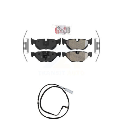 Rear Ceramic Brake Pad And Wear Sensor Kit For BMW 323i 328i 128i xDrive 328xi 325i 325xi KNW-100883