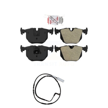 Rear Ceramic Disc Brake Pads And Wear Sensors Kit For 2005 BMW 330xi 3.0L KNW-100886