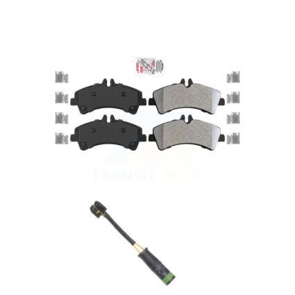 Rear Ceramic Disc Brake Pads Wear Sensor Kit For Mercedes-Benz Sprinter 3500 Freightliner KNW-100896