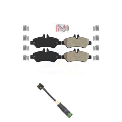 Rear Ceramic Brake Pads Wear Sensor Kit For Mercedes-Benz Sprinter 3500 Freightliner 2500 KNW-100897