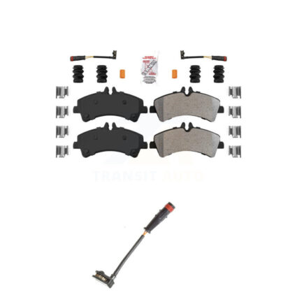 Rear Ceramic Disc Brake Pad & Extra Wear Sensor Kit For Sprinter 3500 Mercedes-Benz Dodge KNW-100902