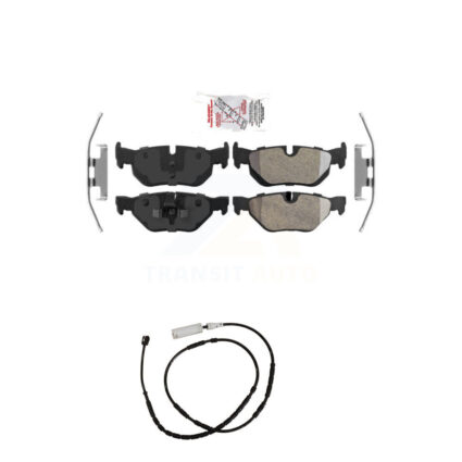 Rear Ceramic Disc Brake Pads And Wear Sensors Kit For BMW X1 KNW-100904