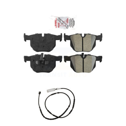 Rear Ceramic Disc Brake Pads And Wear Sensor Kit For 2013-2015 BMW X1 xDrive35i with 3.0L KNW-100905