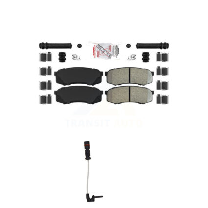 Rear Ceramic Disc Brake Pads And Wear Sensors Kit For 2000 Mercedes-Benz C43 AMG 4.3L KNW-100914