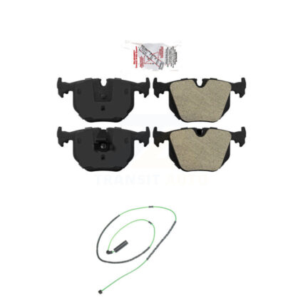 Rear Ceramic Disc Brake Pads And Wear Sensors Kit For 2001-2006 BMW M3 3.2L KNW-100925