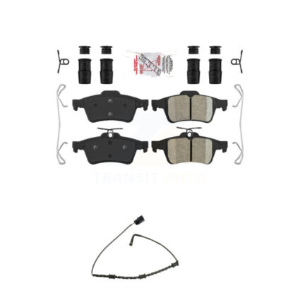 Rear Ceramic Disc Brake Pads And Wear Sensors Kit For Jaguar XJ From VIN #V90866 KNW-100948