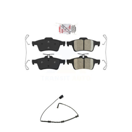 Rear Ceramic Disc Brake Pads And Wear Sensors Kit For Jaguar XJ From VIN #V90866 KNW-100949