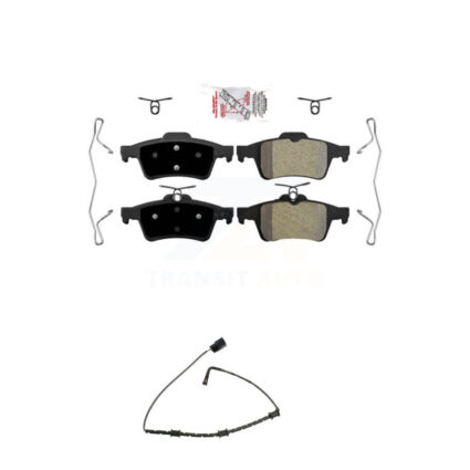 Rear Ceramic Disc Brake Pads And Wear Sensors Kit For Jaguar XJ From VIN #V90866 KNW-100950