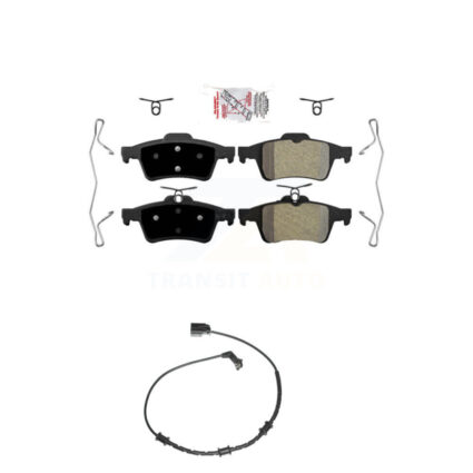Rear Ceramic Disc Brake Pads And Wear Sensors Kit For Jaguar XF XJ XK XKR KNW-100953