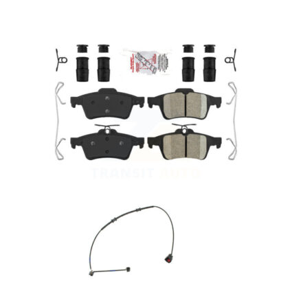 Rear Ceramic Disc Brake Pads Wear Sensor Kit For Jaguar XK XKR 4.2L with rear brakes KNW-100956