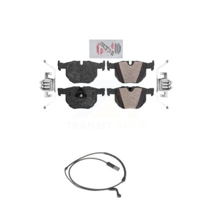 Rear Ceramic Disc Brake Pads And Wear Sensors Kit For BMW X5 X6 KNW-100965