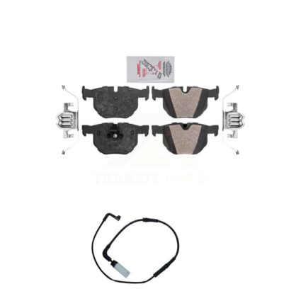 Rear Ceramic Brake Pad And Wear Sensor Kit For BMW 530i 530xi 528i xDrive 525i 535i 535xi KNW-100972