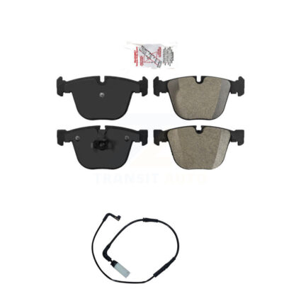 Rear Ceramic Disc Brake Pads And Wear Sensors Kit For BMW 650i 645Ci 550i M5 M6 545i 535i KNW-100981