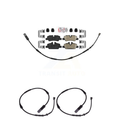 Rear Ceramic Disc Brake Pads And Extra Wear Sensors Kit For Mini Cooper KNW-100984
