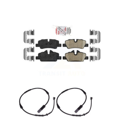 Rear Ceramic Disc Brake Pads And Wear Sensors Kit For Mini Cooper KNW-100985
