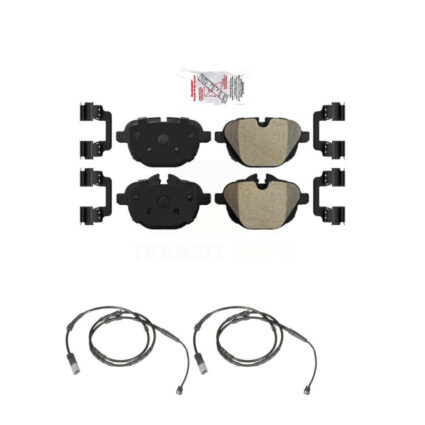 Rear Ceramic Disc Brake Pads And Wear Sensors Kit For BMW X3 X4 KNW-100987