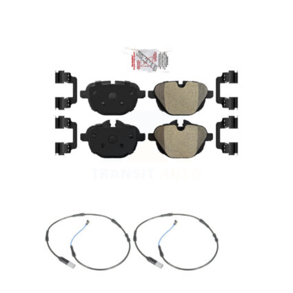 Rear Ceramic Disc Brake Pads Wear Sensor Kit For BMW 535i xDrive 528i 535d ActiveHybrid 5 KNW-100988