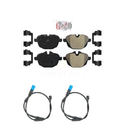 Rear Ceramic Disc Brake Pads And Wear Sensors Kit For BMW X3 KNW-100992
