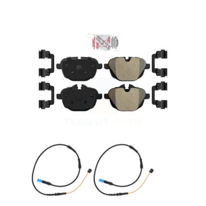 Rear Ceramic Disc Brake Pads And Wear Sensors Kit For BMW X4 KNW-100993