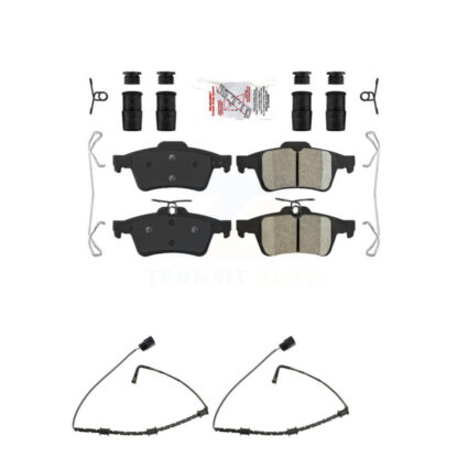 Rear Ceramic Disc Brake Pads And Wear Sensors Kit For Jaguar XJ From VIN #V90866 KNW-101001