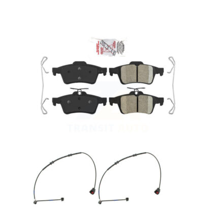 Rear Ceramic Disc Brake Pads Wear Sensor Kit For Jaguar XK XKR 4.2L with rear brakes KNW-101008