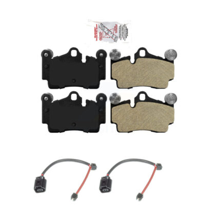 Rear Ceramic Disc Brake Pads And Wear Sensors Kit For Porsche Cayenne KNW-101021