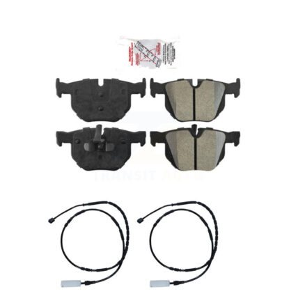 Rear Ceramic Disc Brake Pads And Wear Sensors Kit For BMW 335i 335is 335d KNW-101027