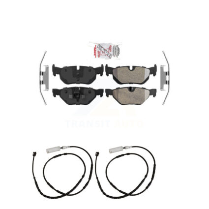 Rear Ceramic Disc Brake Pads And Wear Sensors Kit For BMW X1 KNW-101031