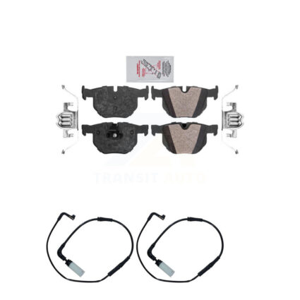 Rear Ceramic Brake Pad And Wear Sensor Kit For BMW 530i 530xi 528i xDrive 525i 535i 535xi KNW-101040