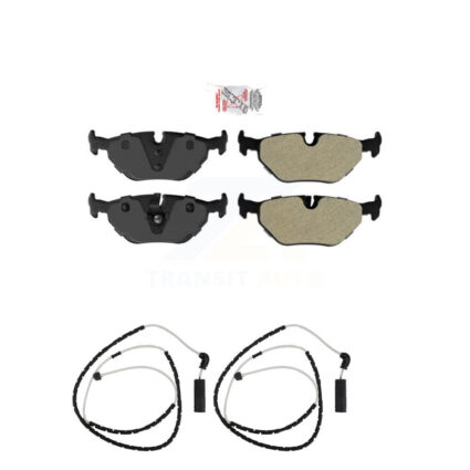 Rear Ceramic Disc Brake Pads And Wear Sensors Kit For BMW Z4 KNW-101046