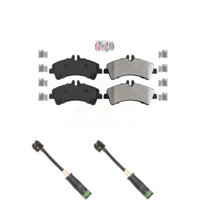 Rear Ceramic Disc Brake Pads Wear Sensor Kit For Mercedes-Benz Sprinter 3500 Freightliner KNW-101048