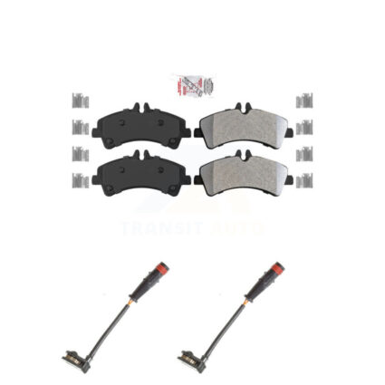 Rear Ceramic Disc Brake Pads And Wear Sensors Kit For Sprinter 3500 Mercedes-Benz Dodge KNW-101049