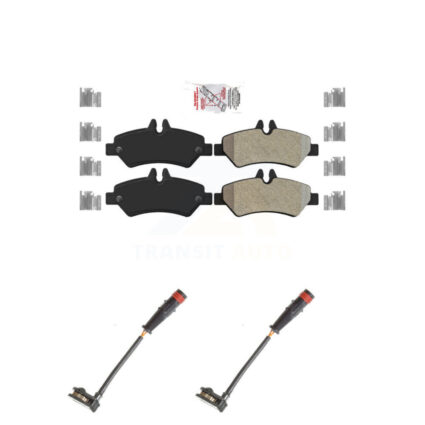 Rear Ceramic Disc Brake Pads & Wear Sensor Kit For Mercedes-Benz Sprinter 2500 3500 Dodge KNW-101051