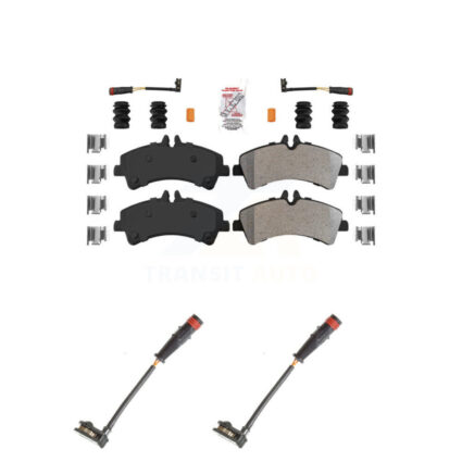 Rear Ceramic Disc Brake Pad & Extra Wear Sensor Kit For Sprinter 3500 Mercedes-Benz Dodge KNW-101053