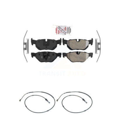 Rear Ceramic Disc Brake Pads And Wear Sensors Kit For BMW 328i xDrive 320i KNW-101064
