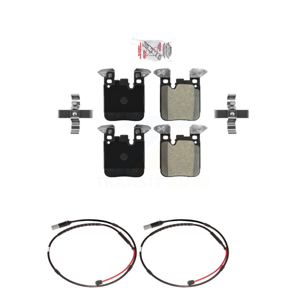 Rear Ceramic Brake Pad And Wear Sensor Kit For BMW M3 M2 Without Composite Brakes KNW-101065