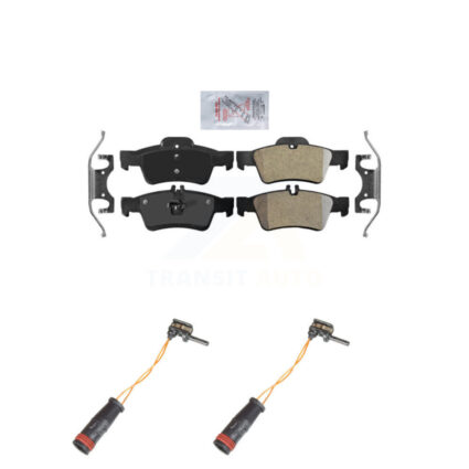 Rear Ceramic Brake Pad & Wear Sensor Kit For Mercedes-Benz E350 E550 S550 E400 E250 SL500 KNW-101067