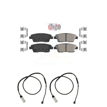 Rear Ceramic Disc Brake Pads And Wear Sensors Kit For Mini Cooper Countryman Paceman KNW-101086