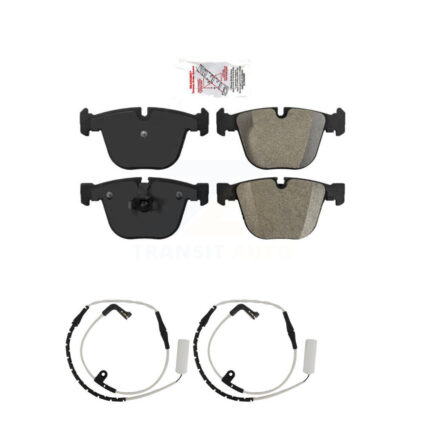 Rear Ceramic Brake Pad Wear Sensor Kit For BMW 750i 750Li 745i 745Li 760Li Alpina B7 760i KNW-101094