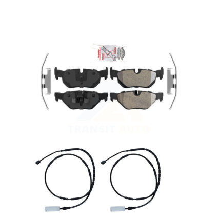 Rear Ceramic Disc Brake Pads And Wear Sensors Kit For BMW 328i xDrive 128i KNW-101104