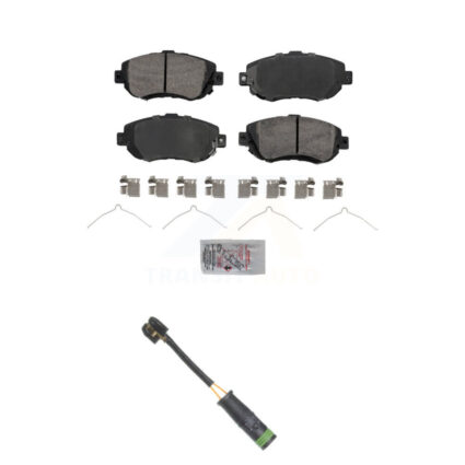 Rear Ceramic Disc Brake Pads Wear Sensor Kit For Mercedes-Benz Sprinter 4500 Freightliner KNW-101226