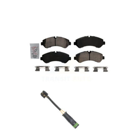 Rear Ceramic Disc Brake Pads Wear Sensor Kit For Mercedes-Benz Sprinter 4500 Freightliner KNW-101227