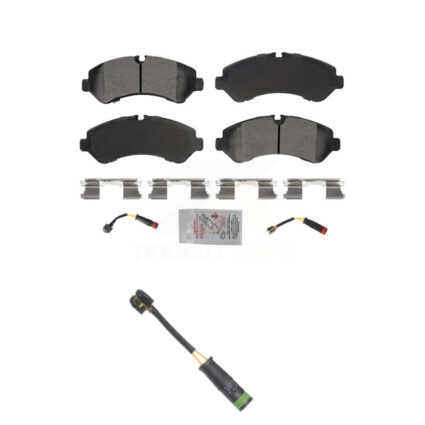 Rear Ceramic Brake Pad Extra Wear Sensor Kit For Mercedes-Benz Sprinter 4500 Freightliner KNW-101228