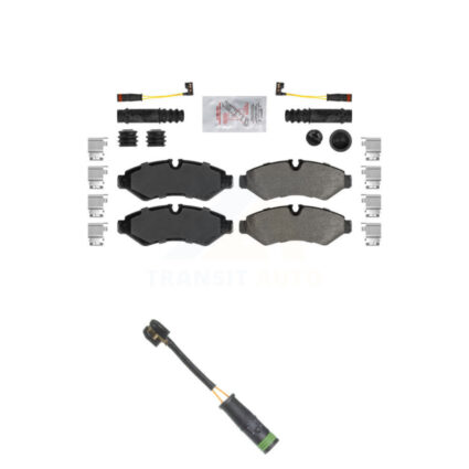 Rear Ceramic Brake Pad Extra Wear Sensor Kit For Mercedes-Benz Sprinter 4500 Freightliner KNW-101229