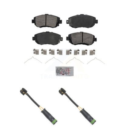 Rear Ceramic Disc Brake Pads Wear Sensor Kit For Mercedes-Benz Sprinter 4500 Freightliner KNW-101246